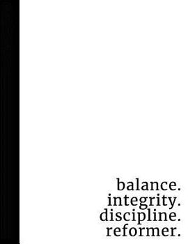 balance. integrity. discipline. reformer: Type 1 Gift Notebook | Large Composition Book | The Reformer