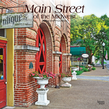 Calendar Main Street of the Midwest 2024 Square Book
