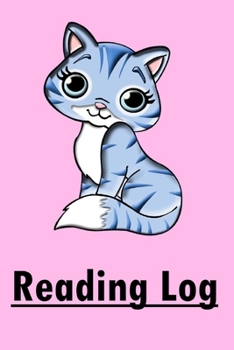 Paperback Reading Journal: Cat Reading Log Journal for Girls, Reading Record Notebook for Kids Book