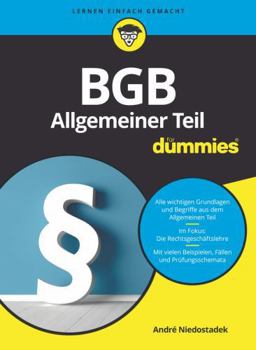 Paperback BGB Allgemeiner Teil für Dummies (Für Dummies) (German Edition) [German] Book