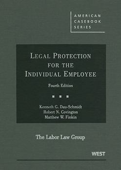 Hardcover Legal Protection for the Individual Employee Book