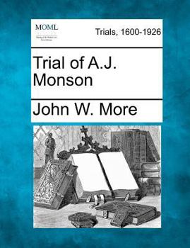 Paperback Trial of A.J. Monson Book