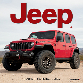 Calendar Jeep 2025 7 X 7 Mini Wall Calendar Book