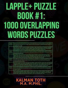Paperback Lapple+ Puzzle Book #1: 1000 Overlapping Words Puzzles Book