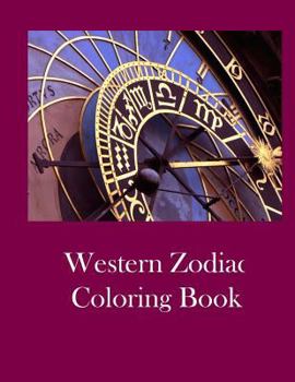 Paperback Western Zodiac Coloring Book