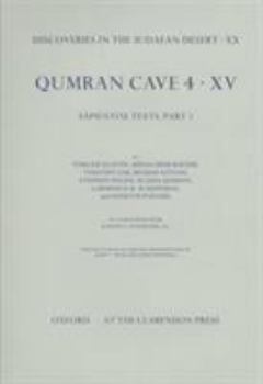 Hardcover Qumran Cave 4: XV: The Sapiential Texts, Part 1 Book