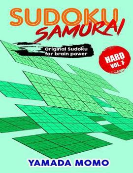 Paperback Sudoku Samurai Hard: Original Sudoku For Brain Power Vol. 7: Include 500 Puzzles Sudoku Samurai Hard Level Book