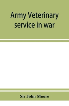 Paperback Army veterinary service in war Book