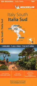 Loose Leaf Michelin Map Italy: South Book
