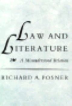 Paperback Law and Literature: A Misunderstood Relation, Book