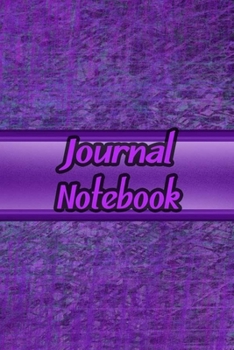 Paperback Journal Notebook: Purple Daily Journaling - Lined Paper Wide Ruled Notes Spark Your Imagination and Positive Thinking - Scratch Backgrou Book