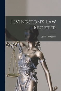 Paperback Livingston's Law Register Book
