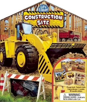 Hardcover Let's Explore: Construction Site Book