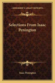 Paperback Selections From Isaac Penington Book