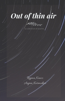 Paperback Out of thin air: a collection of poems Book