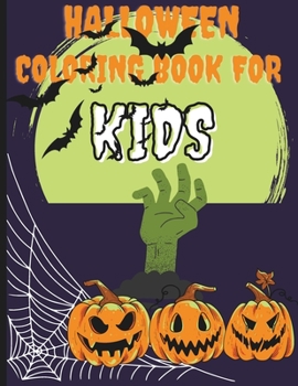 Paperback Halloween Coloring Book For Kids Book