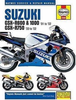 Hardcover Haynes Suzuki GSX-R600 & 1000 '01 to '02 GSX-R750 '00 to '02 Book