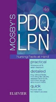 Spiral-bound Mosby's PDQ for LPN Book