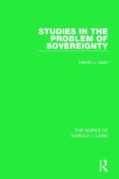 Studies In The Problem Of Sovereignty