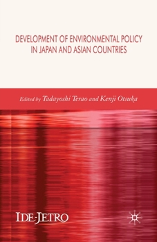 Paperback Development of Environmental Policy in Japan and Asian Countries Book