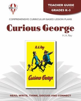 Paperback Curious George - Teacher Guide by Novel Units Book