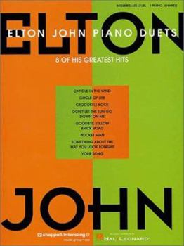 Paperback Elton John Piano Duets Book