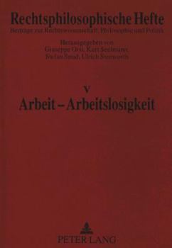 Hardcover Arbeit - Arbeitslosigkeit [German] Book