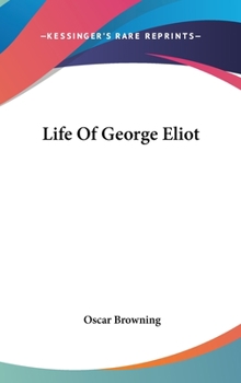 Hardcover Life Of George Eliot Book