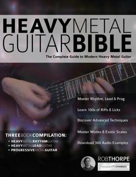 Paperback The Heavy Metal Guitar Bible Book