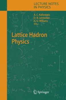 Paperback Lattice Hadron Physics Book