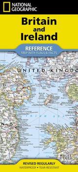 National Geographic Britain and Ireland Map (Folded with Flags and Facts)