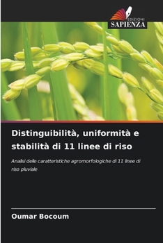 Paperback Distinguibilità, uniformità e stabilità di 11 linee di riso [Italian] Book