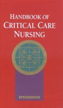 Paperback Handbook of Critical Care Nursing Book