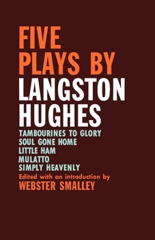Paperback Five Plays by Langston Hughes Book