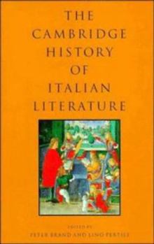 Hardcover The Cambridge History of Italian Literature Book
