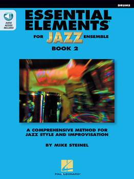 Paperback Essential Elements for Jazz Ensemble Book 2 - Drums Book