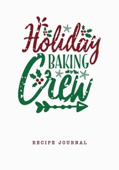 Paperback Holiday Baking Crew Recipe Journal Book