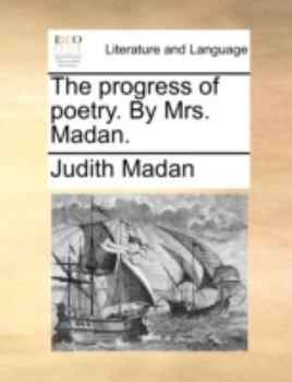 Paperback The progress of poetry. By Mrs. Madan. Book