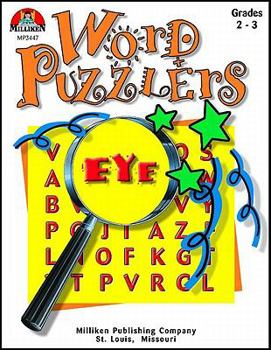Paperback Word Puzzlers - Grades 2-3 Book