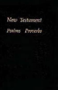 Paperback Vest-Pocket New Testament With Psalms and Proverbs: Black Imitation Leather/Vo52 Book