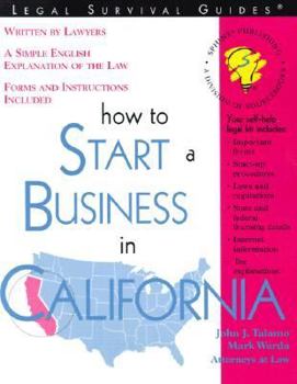 Paperback How to Start a Business in California Book