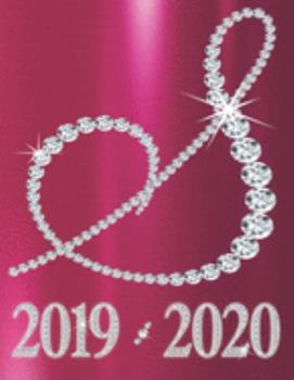 Paperback Weekly Planner Initial Letter "S" Monogram September 2019 - December 2020: Letter A4 Hot Pink Diamond Initial Daily Schedule Large Print Agenda [Large Print] Book
