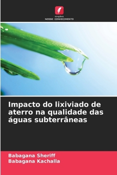 Paperback Impacto do lixiviado de aterro na qualidade das águas subterrâneas [Portuguese] Book