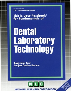 Spiral-bound Dental Laboratory Technology: Passbooks Study Guide Book