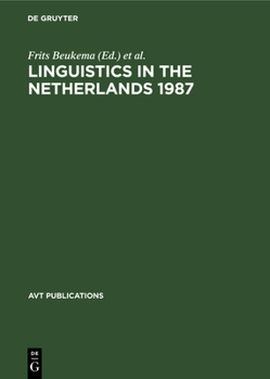 Hardcover Linguistics in the Netherlands 1987 Book