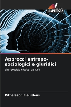 Paperback Approcci antropo-sociologici e giuridici [Italian] Book