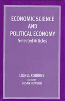 Hardcover Economic Science and Political Economy Book