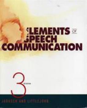 Paperback Elements of Speech Communication Book