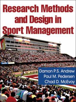 Hardcover Research Methods and Design in Sport Management Book