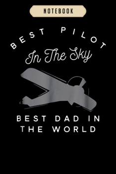 Notebook: Mens dad father airplane pilot birth day gift Notebook6x9(100 pages)Blank Lined Paperback Journal For Student, kids, women, girls, boys, men, birthday giftsPilot gifts notebook